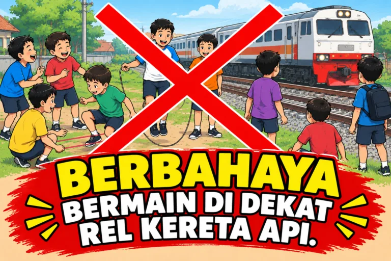 Dangerous Railway Track Play Poster